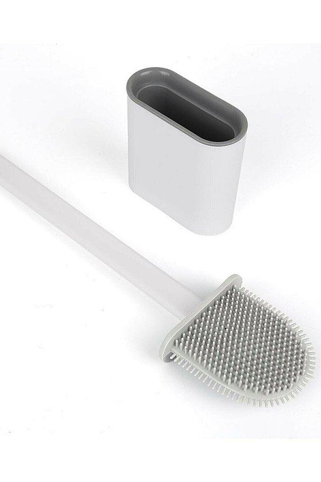 1. Esnek yapısı sayesinde her köşeye rahatlıkla girebilecek ince silikon tuvalet fırçasıyla detay temizliği daha rahat yapabilirsiniz.