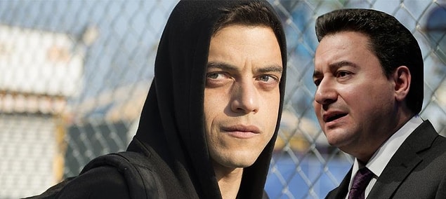 11. Ünlü dizi Mr. Robot'ta Ali Babacan'ın görüntüleri kullanılmıştı.