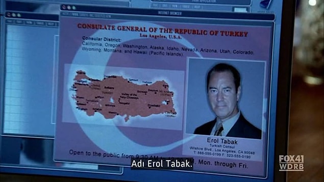 17. Prison Break'teki Türk Büyükelçi Erol Tabak sahnesi unutulmaz.