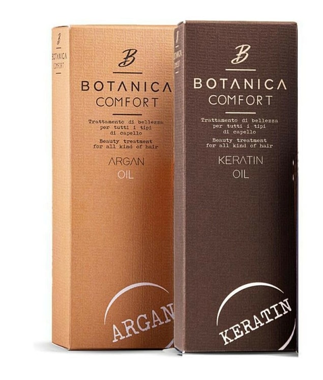 6. Yıpranmış saçlarına ilaç gibi gelecek Botanica Comfort ikili bakım yağı.