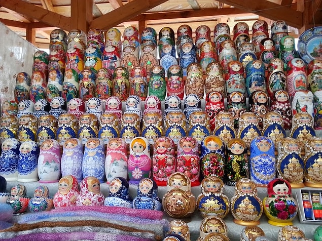 8. Moskova'da bulunan Izmailovsky Marketi