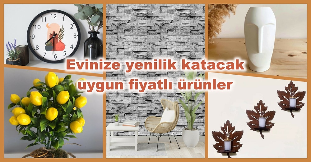 Ev Dekorasyonunda Seni Mutlu Edebilecek 99 TL Altı Harika Ürünler