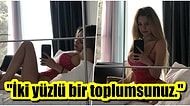 Jartiyerli Pozları Yüzünden Linç Edilen Aygün Aydın, Gelen Eleştirilere Sütyenli Fotoğraflarıyla Cevap Verdi!
