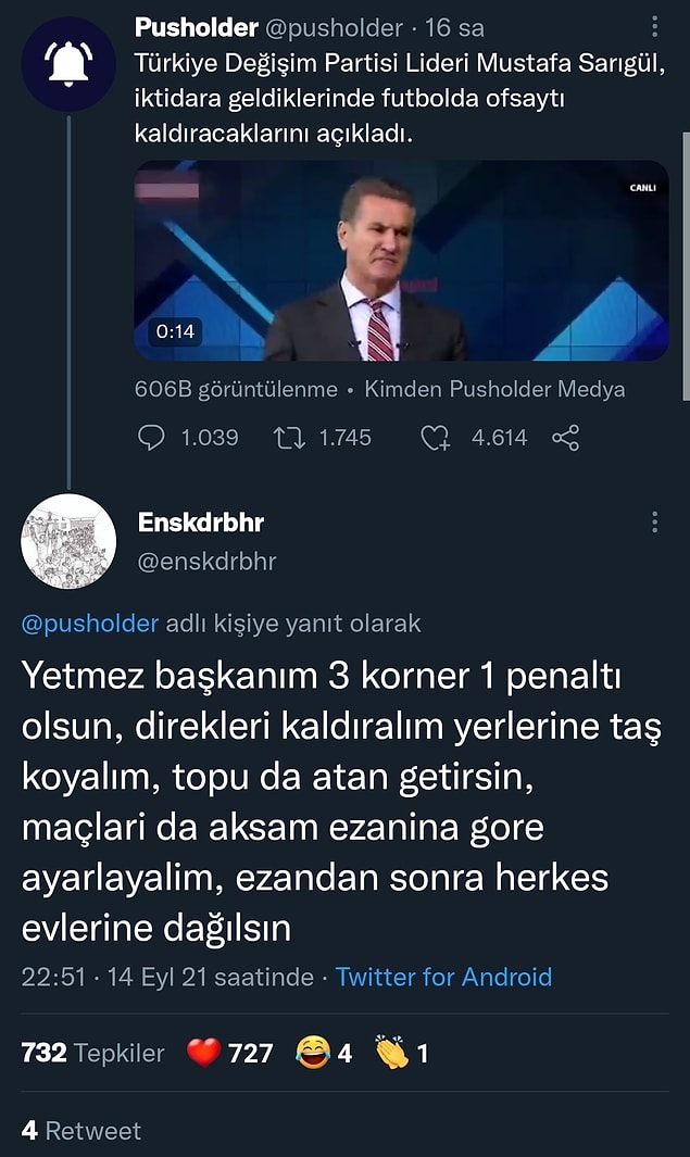 11. Bir duygusallaşma oldu...
