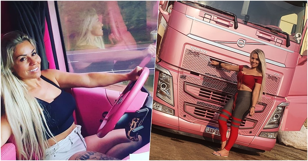 Pespembe Tırıyla Yolların Tozunu Attıran Brezilyalı 4 Çocuk Annesi Girişimci Kadının İlham Verici Hikâyesi