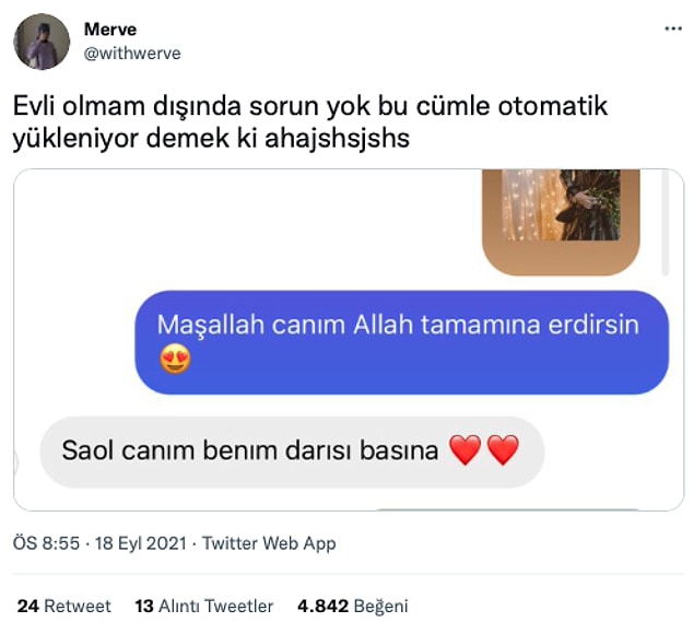 14. Mesajı otomatik atmış herhalde.