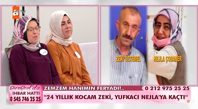 Şimdi de 28 Ağustos günü yine yeniden vazgeçemediği yufkacı Nejla'ya kaçmış. Bu arada Necla, ilk kaçtıklarında eşinden boşanmış.