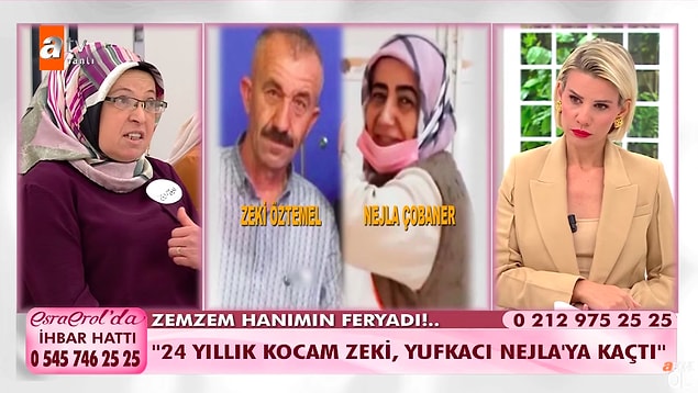 Zeki kaçmadan önceki gün de Nejla'yla yeniden bir ilişkisi olduğunu itiraf etmiş ve Zemzem ablamızdan ayrılacağını söylemiş.