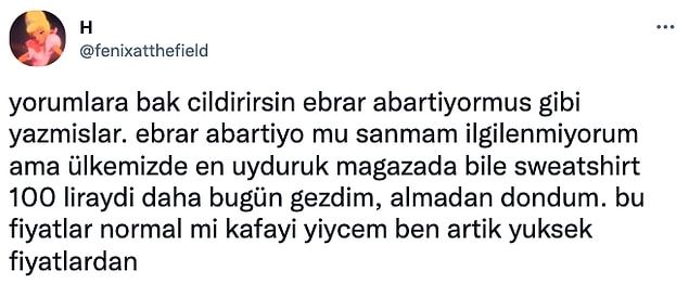 Maalesef ki artık her şeyi alırken iki kez düşünmek zorunda kalıyoruz...