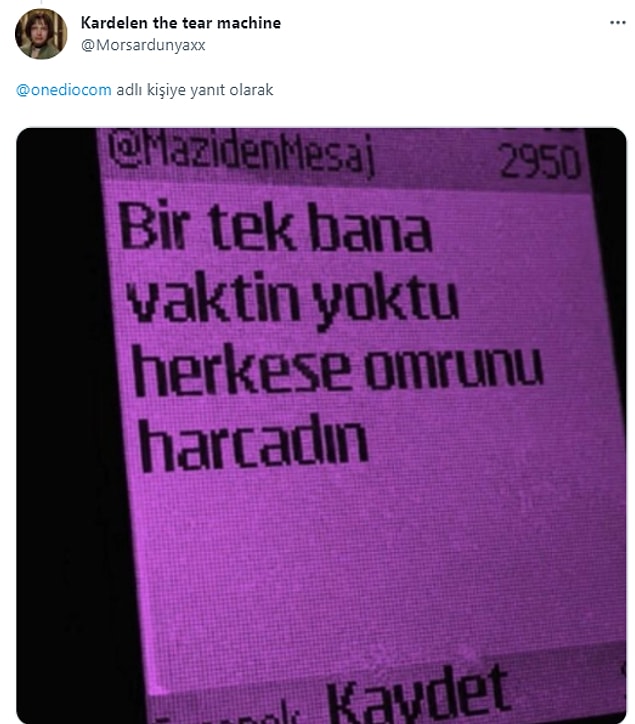 6. Böyle mesaj atmak isteyip atamayan kaç kişiyiz?
