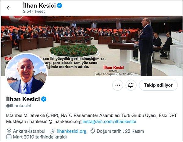 Sosyal medyayı aktif şekilde kullanan Kesici, henüz Ataklı'nın iddiasına ilişkin bir açıklamada bulunmadı.