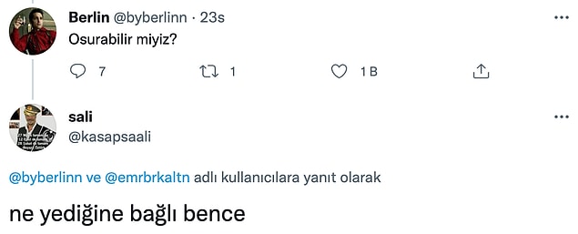 Tabii kafalarda bazı sorular...