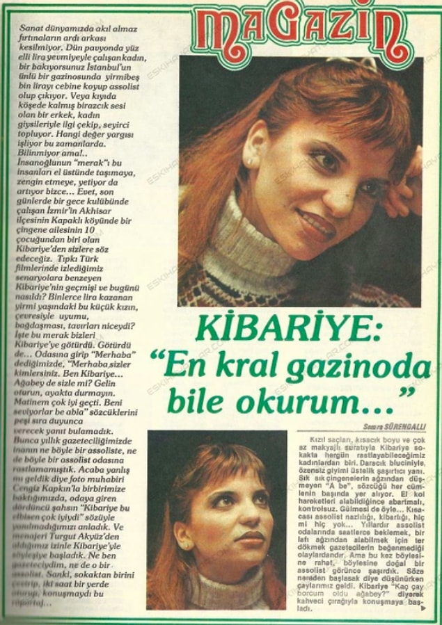 İlk olarak Akhisar’da bir gazinoda,
