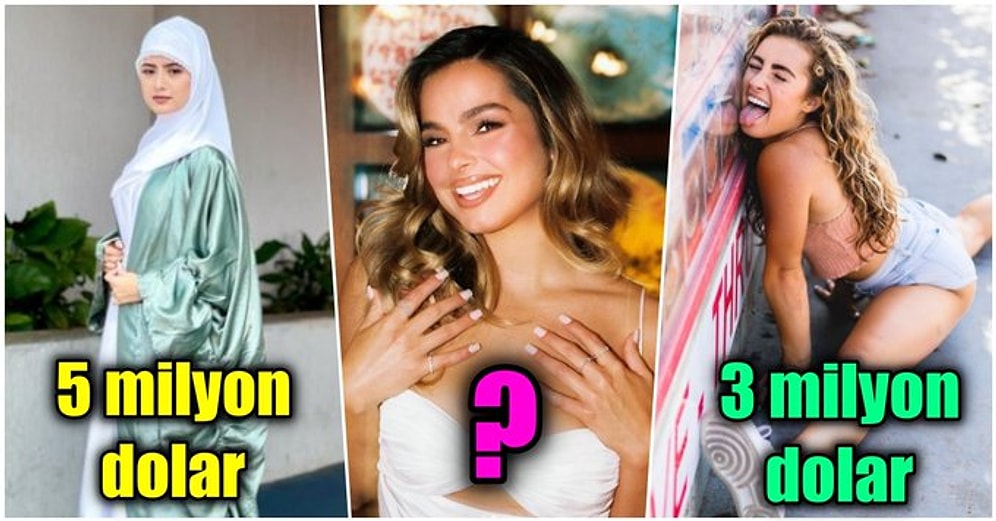 Servetleri Dudak Uçuklatıyor! Bir Yıl İçerisinde TikTok'tan En Çok Para Kazanan 17 Yıldız