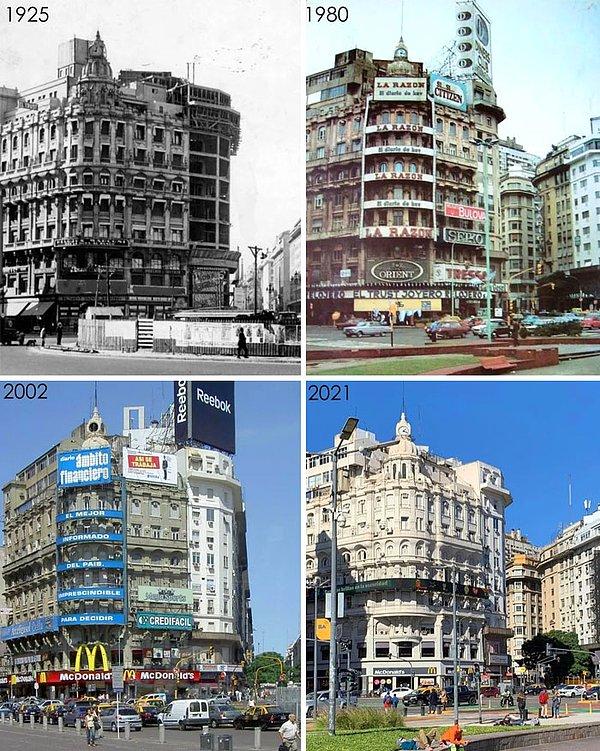 20. Buenos Aires'in yıllar boyu değişimi