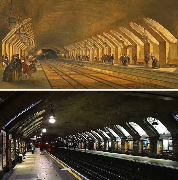 28. Dünyanın en eski yeraltı metro istasyonu, Baker Street