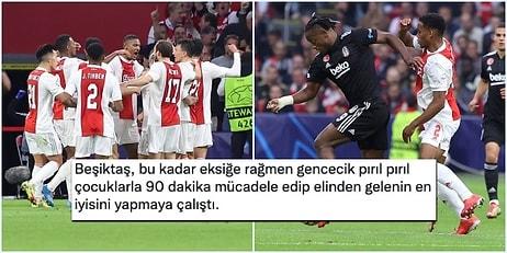 11 Eksikli Beşiktaş, Şampiyonlar Ligi'ndeki İkinci Maçında Ajax'a 2-0 Yenildi