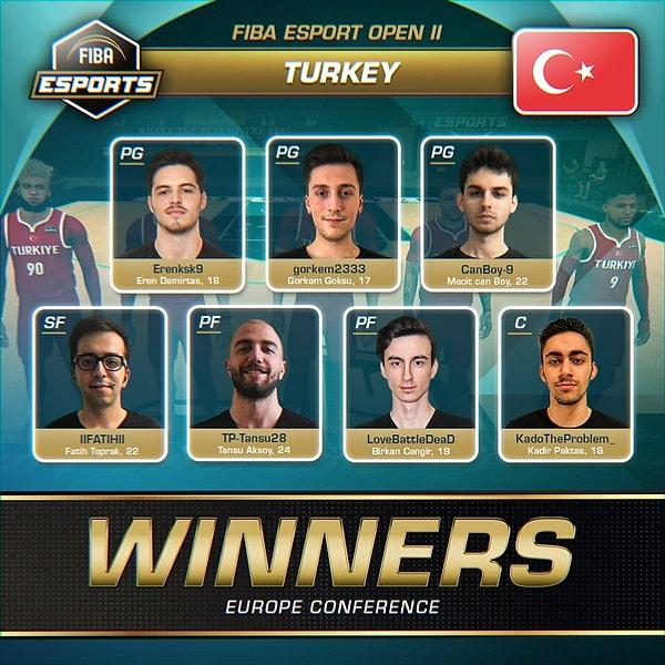 Avrupa Şampiyonu NBA 2K21 Türkiye Milli Takımı