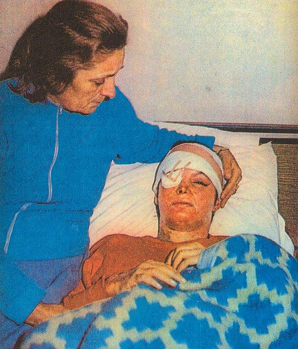 Taburcu olduktan sonra İzmir'den Ankara'ya dönerek 3 kez ameliyat olan Bergen'in çıkan sağ gözüne protez çukur yapıldı. Yok olan burun kanatları kıkırdaklarla yeniden oluşturuldu. Yüzüne kalçasından deri eklendi.