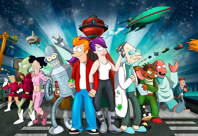 5. Futurama (1999-2013) - IMDb: 8.4