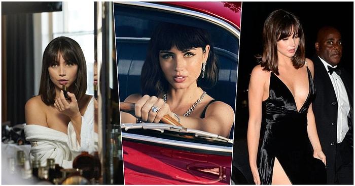 Yeni James Bond Filmi 'No Time To Die’ın Galasında Başrol Oyuncusu Ana De Armas Frikik Mağduru Oldu