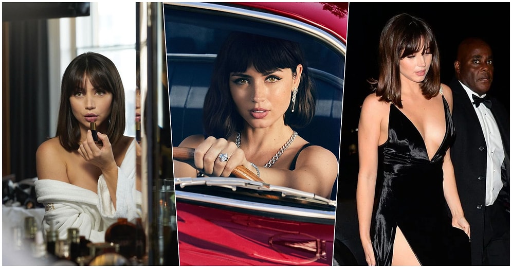 Yeni James Bond Filmi 'No Time To Die’ın Galasında Başrol Oyuncusu Ana De Armas Frikik Mağduru Oldu