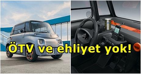 Ehliyet Zorunluluğu Yok! Citroen'in 2 Kişilik Elektrikli Aracı Ami Türkiye'de Satışa Sunuluyor