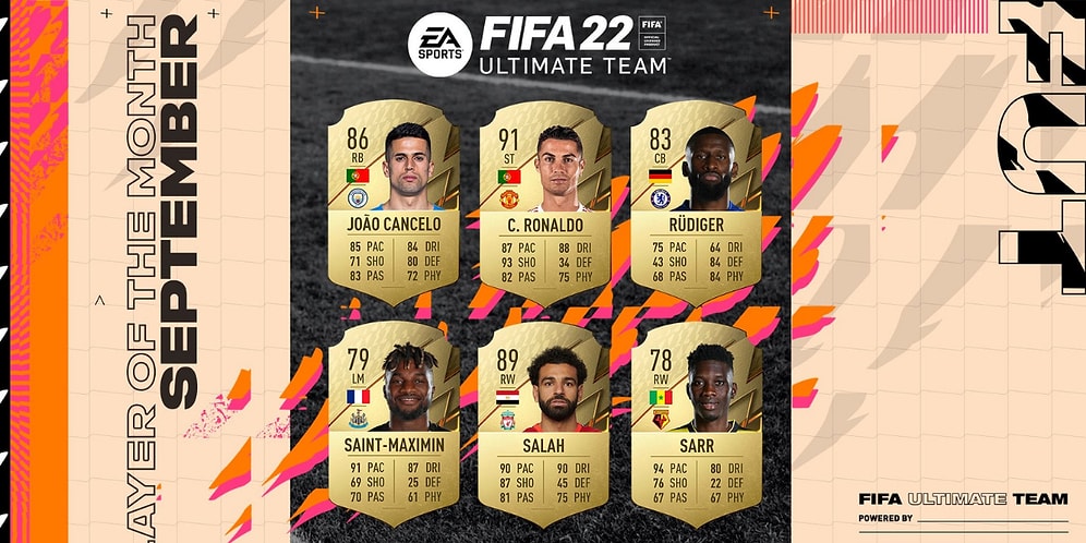 FIFA 22'de Premier League'ın Ayın Oyuncu Adayları Belli Oldu: Listede Ronaldo da Var!