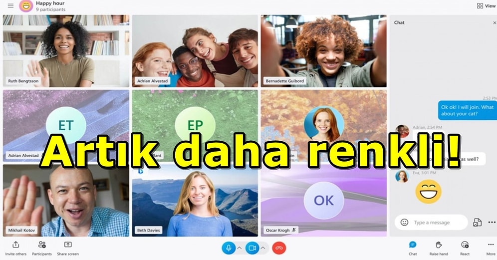 Yine Skype Yine Değişiklik! Görüntülü Konuşma Programlarının Atası Skype Tasarımını Değiştirdi