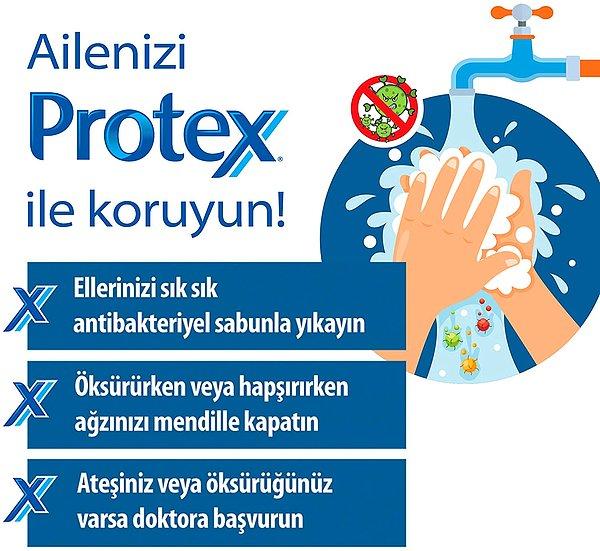 11. Protex ultra koruma sıvı sabun, bakterilerin %99.9'unu yok ediyor ve haftanın en çok satan sabunu oluyor.