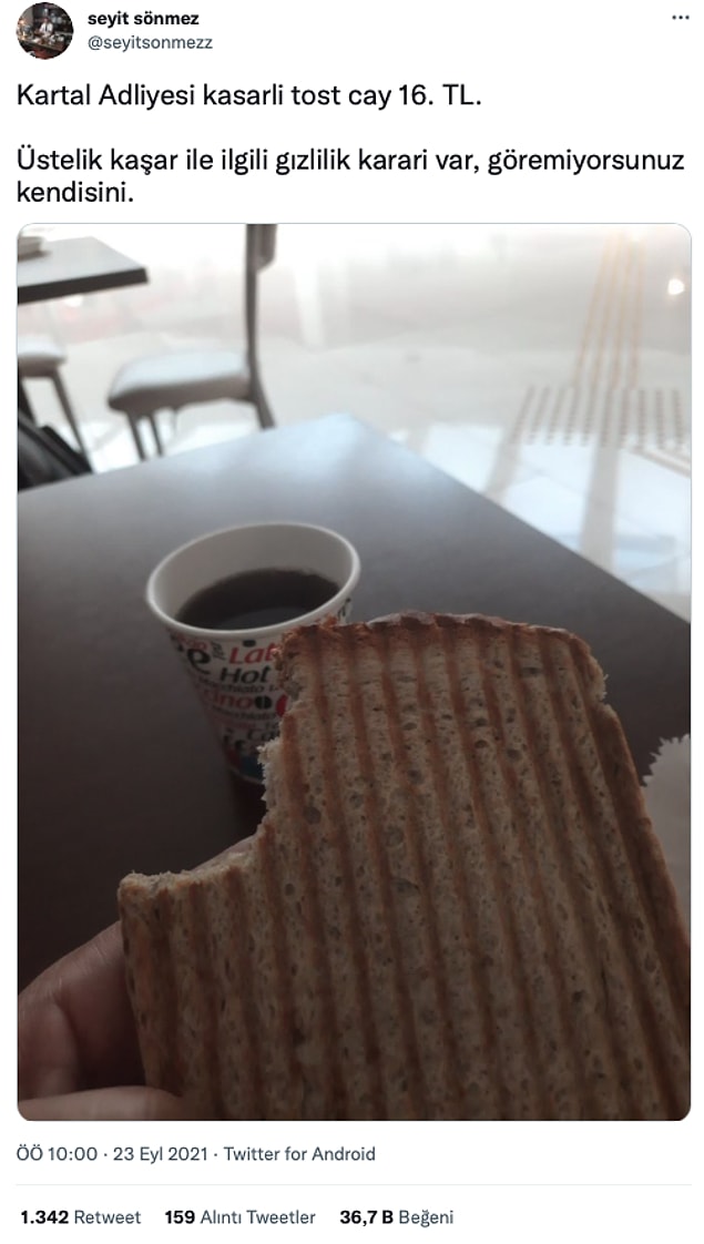 10. Kaşarsız kaşarlı tostlar, ömrümüzü yediniz...