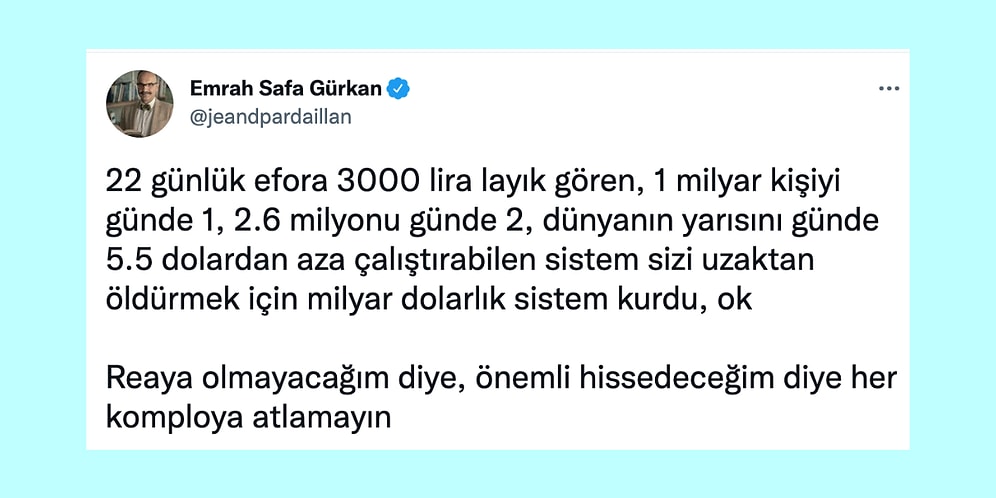 Tarihçi Emrah Safa Gürkan'dan Aşı Karşıtı Komplo Teorisyenine Tarihi Ayar Geldi