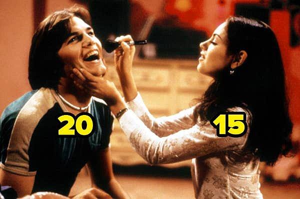 21. That '70s Show'un başrolleri Mila Kunis ve Ashton Kutcher dizinin ilk bölümü yayınlandığında 15 ve 20 yaşlarındaydı.