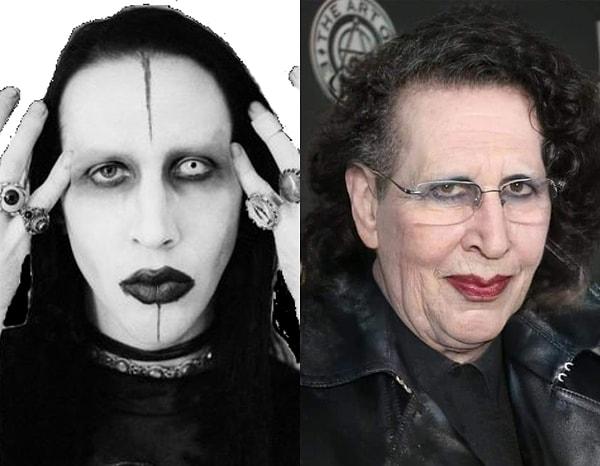 1. Bir dönemin en hayranlık uyandıran yıldızıyken şimdilerde adı kötü haberlerle anılan Marilyn Manson'ın son hali şaşırttı.
