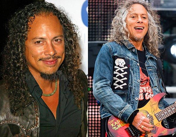 13. Yılların yaşlandıramadığı isim Kirk Hammett da son yıllarda biraz farklı görünüyor.
