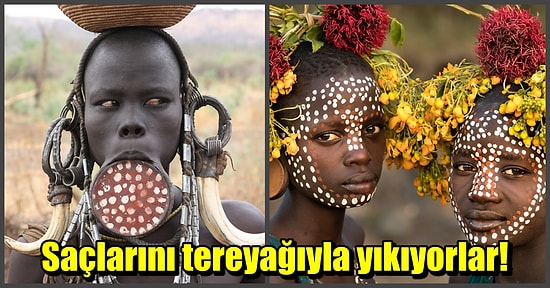 Dudaklarına Tabak Koyandan İnek Kanı İçene! Etiyopya'nın İlginç Kabileleri