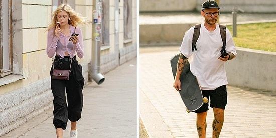 Российский фотограф запечатлел городской уличный стиль людей в Москве (25 фото)