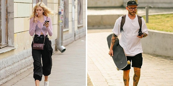 Российский фотограф запечатлел городской уличный стиль людей в Москве (25 фото)