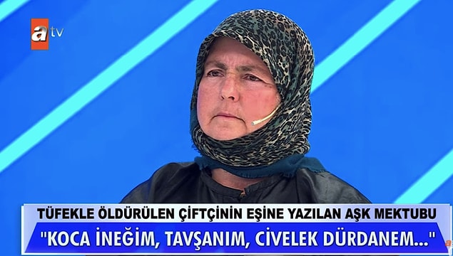 Tarlasına, bahçesine aşk mektupları bırakılan Dürdane Kut'un Müge Anlı'ya verdiği aşk mektubunda yazanlar gerçekten çok ilginç. O mektuplardan bir tanesi şöyle:
