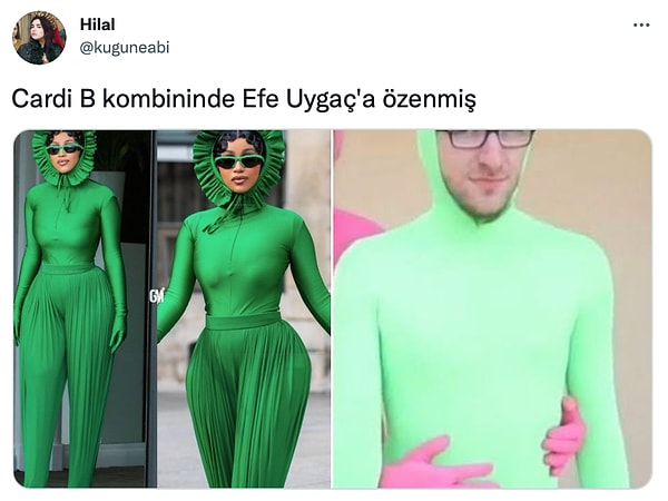 En beklenmedik yerde karşıma çıkan Efe Uygaç iyi ki bu kostümle video çektin. 😂