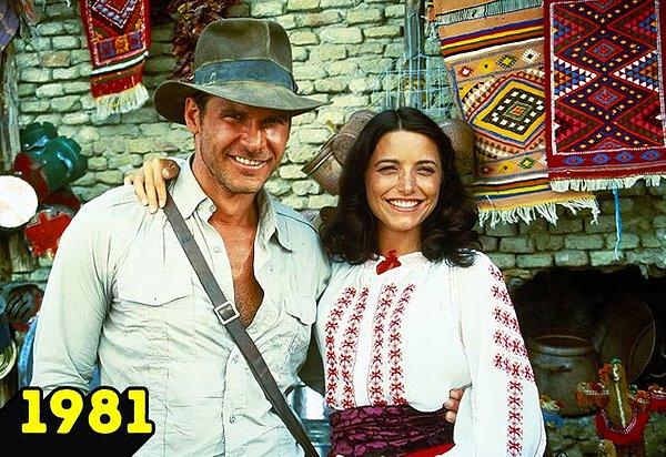 8. Harrison Ford & Karen Allen (Indiana Jones)
