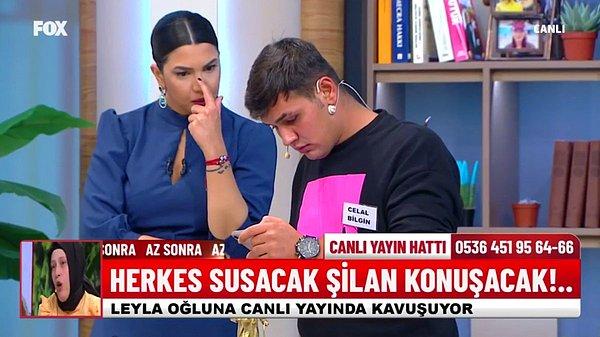 Bununla yetinmeyen Celal Bilgin, canlı yayında söz konusu porno videoyu sunucu Fulya Öztürk'e cep telefonundan izletmeye çalıştı.