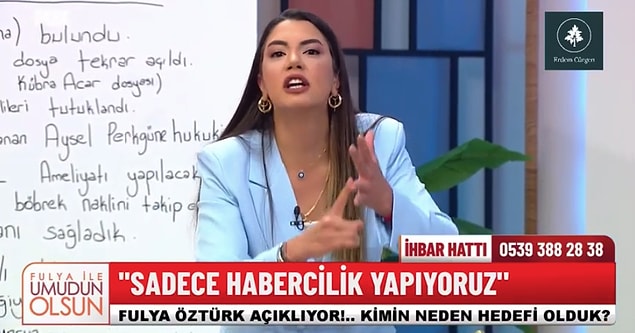 İki gün önce Fatih Portakal'ın yaptığı bu paylaşıma Fulya Öztürk'ten bugün çok ciddi bir cevap geldi. Öztürk, canlı yayın esnasında neredeyse sinir krizi geçirdi.