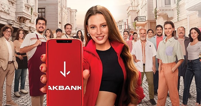 Akbank'ın Yeni Yüzü Serenay Sarıkaya Oldu!