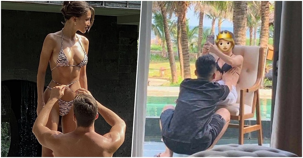 Flörte 'Biz' Diye Atmalık Fotoğrafları Paylaşarak Hem Güldüren Hem de Romantikliğin Dibine Vuran Kişiler