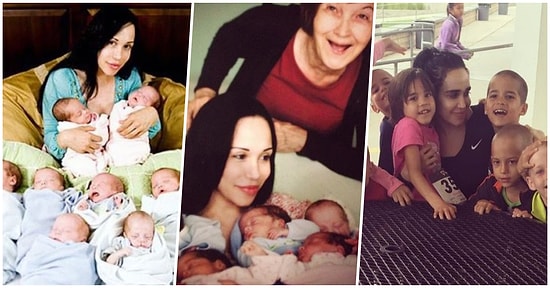 Aynı Anda 8 Bebek Doğuran Kadının Bu Kalabalık Aile ile Nasıl Başa Çıktığını Duyunca Hayret Edeceksiniz