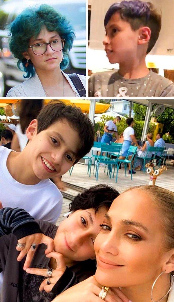 10. Jennifer Lopez ve çocukları, Emme ve Max