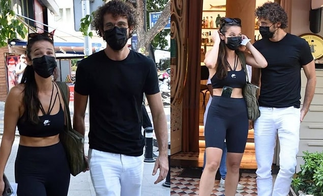 İlk kez el ele görüntülenen ünlü çift, “İkimiz de evcimeniz. Kalabalığı sevmiyoruz. Yakında yeni projelerimiz başlıyor” dedi.
