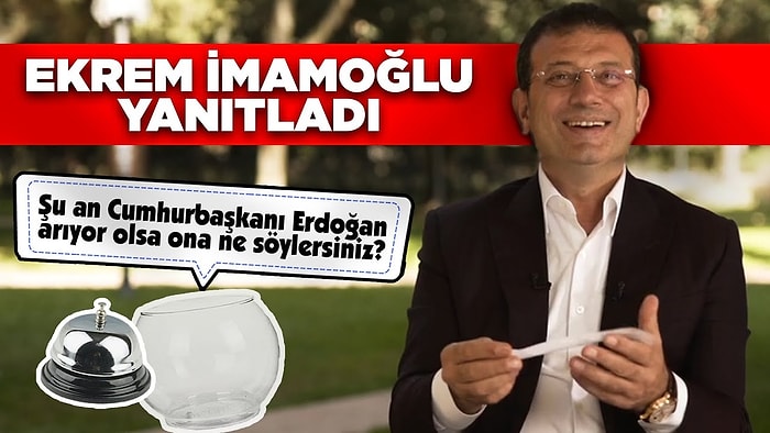 Ekrem İmamoğlu Sosyal Medyadan Gelen Soruları Yanıtlıyor!