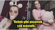 Çocukluk Travmasını Atlatabilmek İçin Bebek Gibi Giyinip Yaşayan 24 Yaşındaki Kadının Enteresan Hikayesi